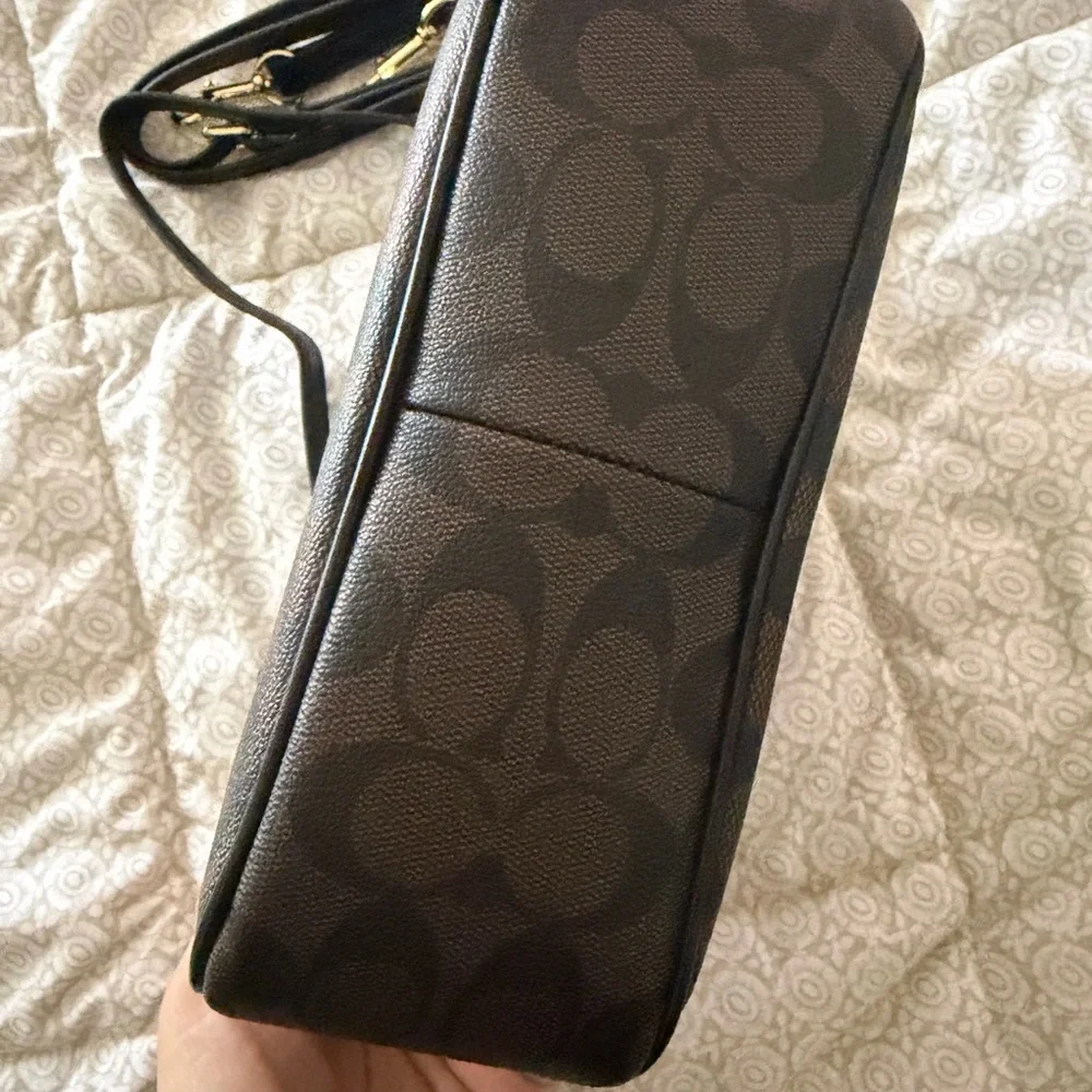 Coach Black and Brown Crossbody Bag